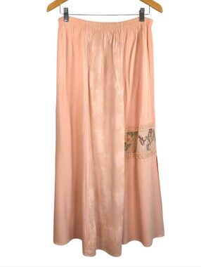 Vintage Spencer Alexis Maxi Side Slit Skirt Sz 12 Cottagecore Romantic Fairycore